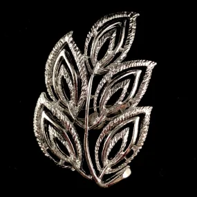 Late 60s/ Early 70s Gerry’s Silver Leaf Brooch