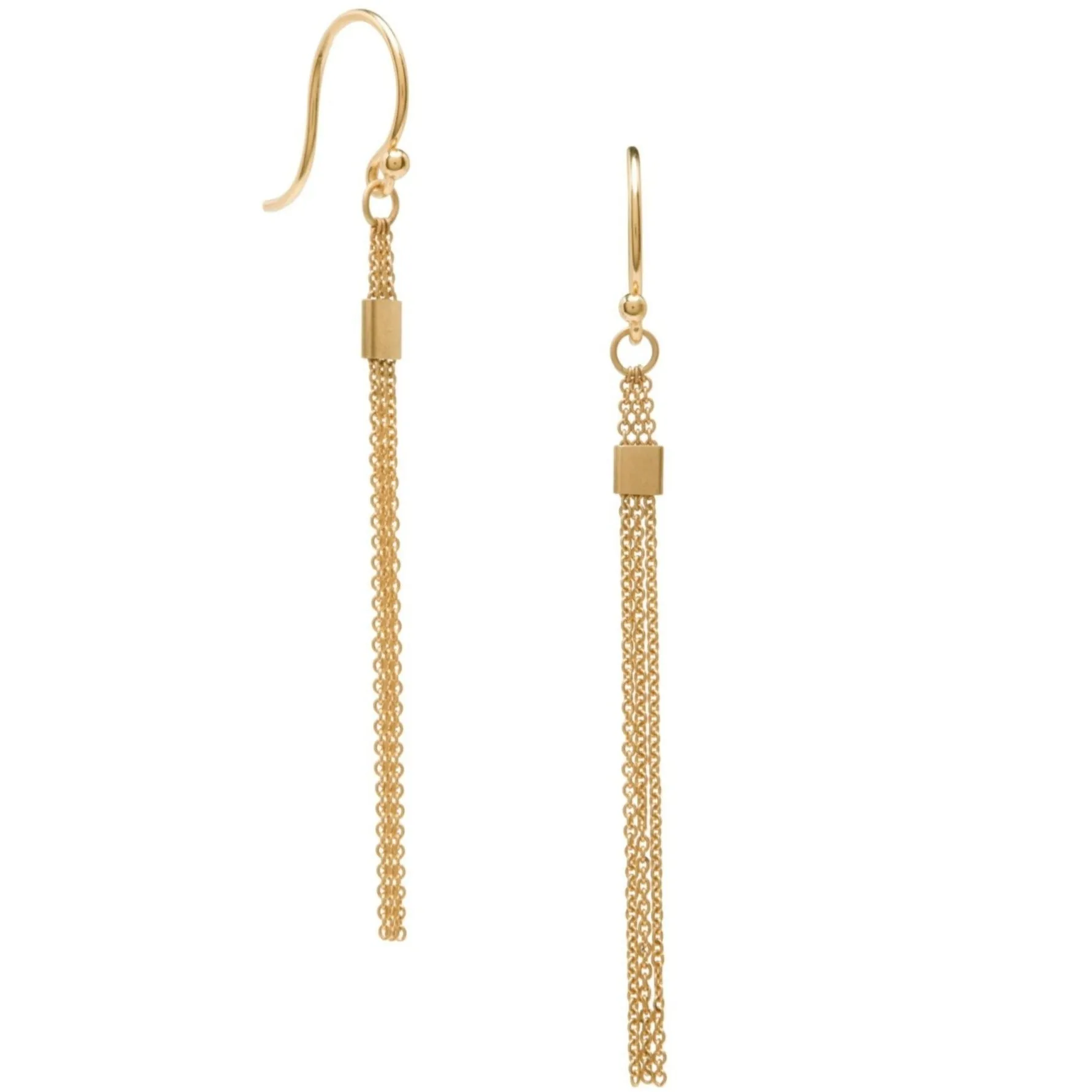 <!--ER291-->fluid triple line earrings