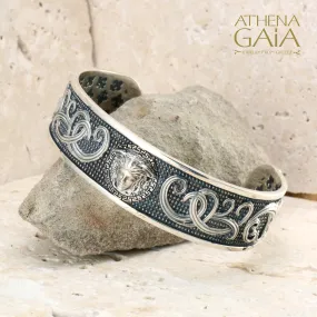 Medusa Open Cuff Bracelet