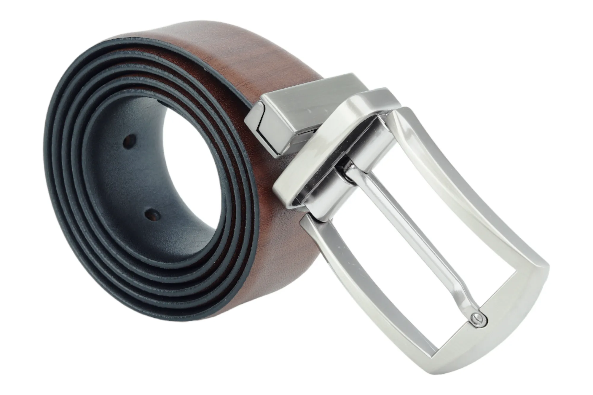 Mens Premium Reversible leather Formal Belt 57401