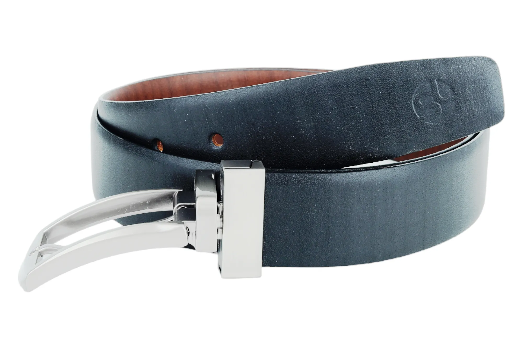 Mens Premium Reversible leather Formal Belt 57401