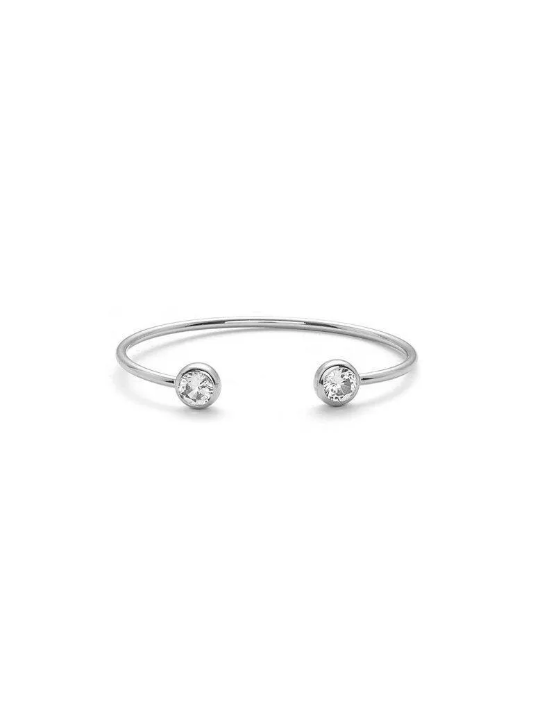 Metal Ball Design Cuff Bracelet