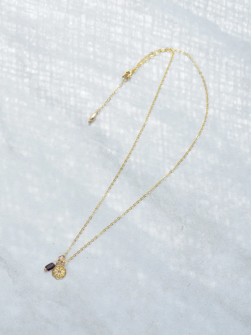 Mini Wild Necklace - Gold (all stones)