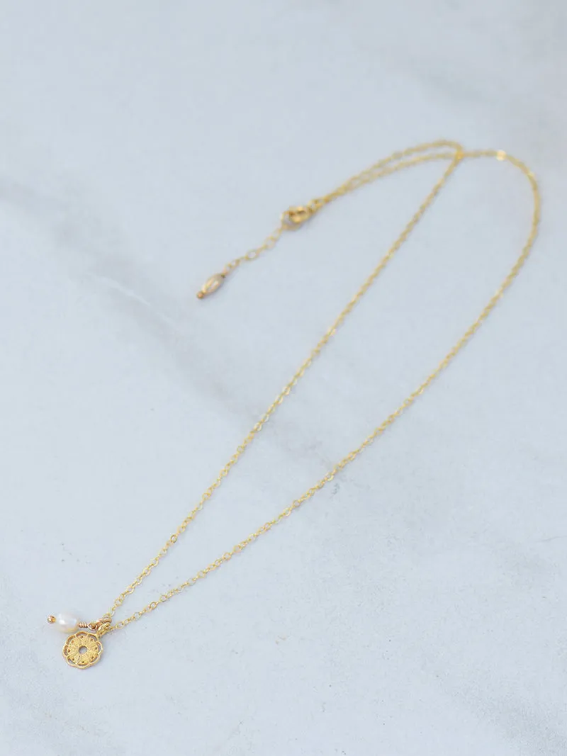 Mini Wild Necklace - Gold (all stones)