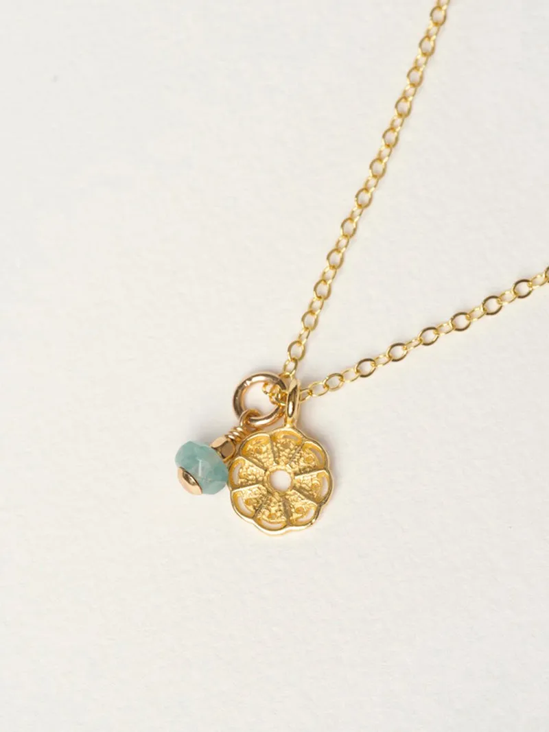 Mini Wild Necklace - Gold (all stones)