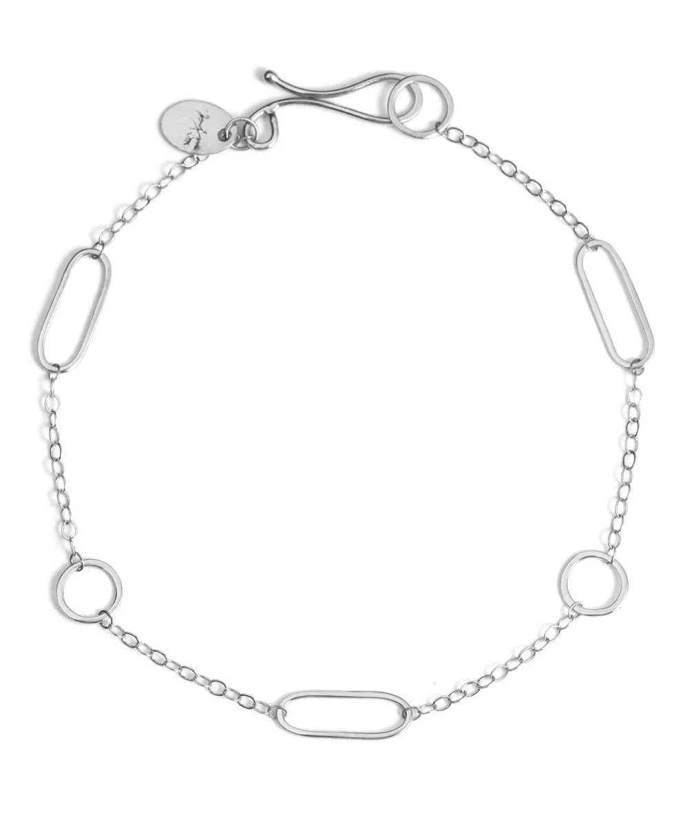 Multi Shape Chain Bracelet