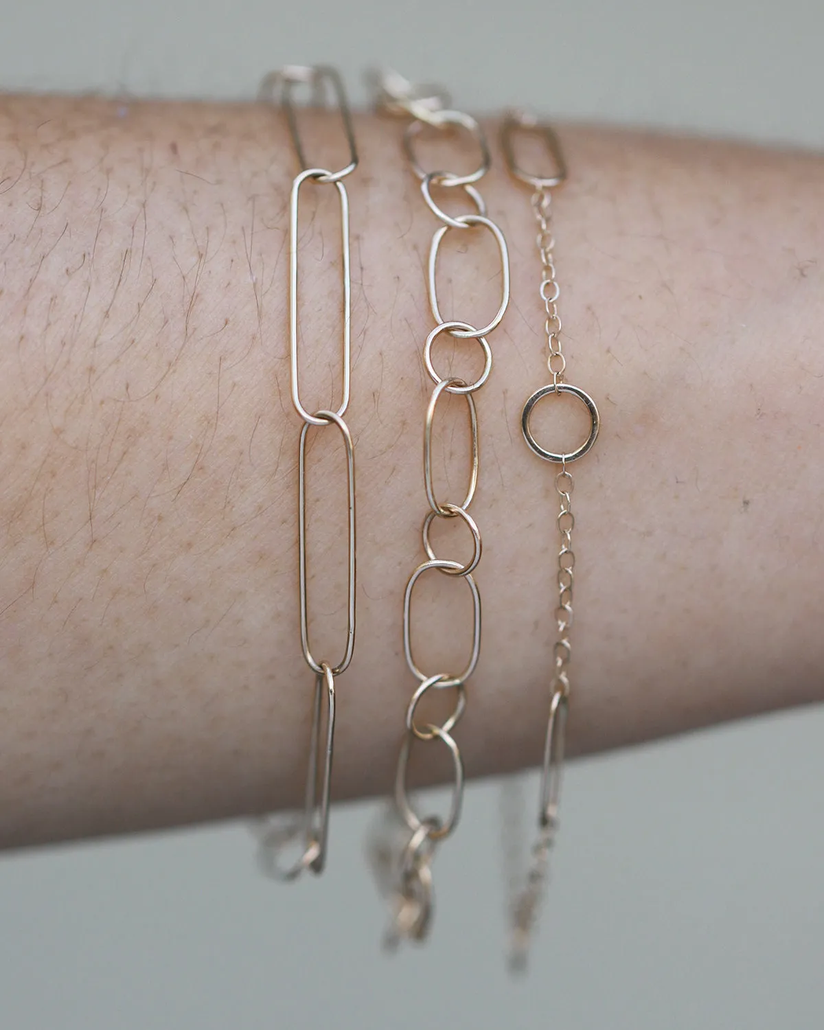 Multi Shape Chain Bracelet