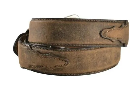 N2450444 - Nocona Belt Co. Western Belt - Distressed Brown