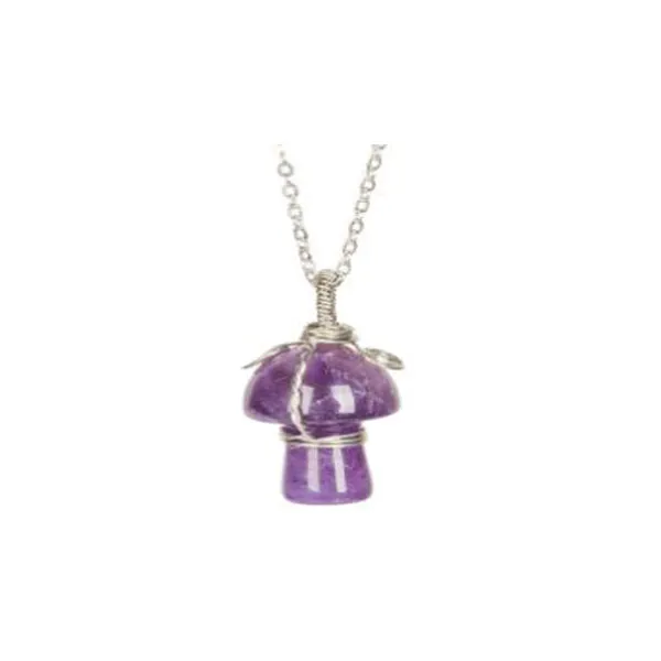 Necklace - Mushroom Amythest