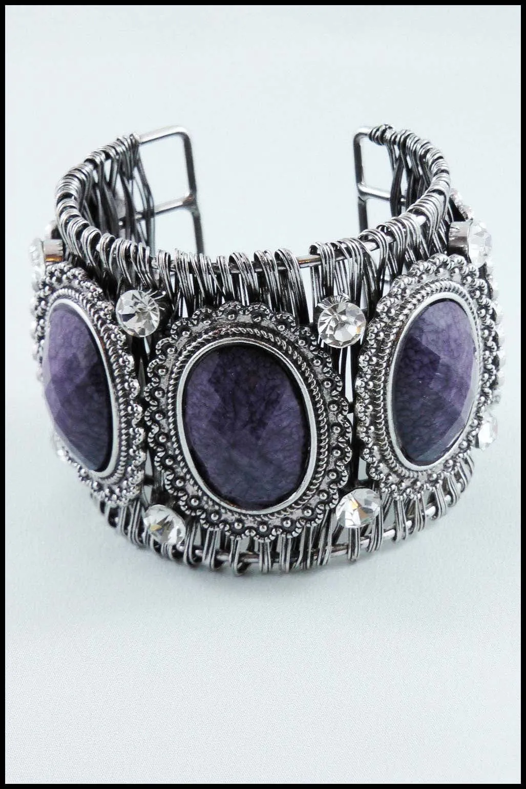 Oval Medallion Cuff Bracelet