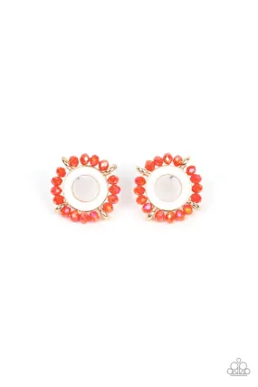 Paparazzi Earring ~ Nautical Notion - Orange