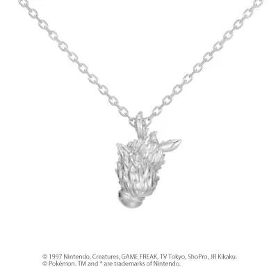 [Pokémon]Flareon & Pokéball necklace silver