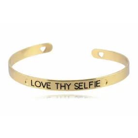 Positivity Bangle Cuff Bracelets