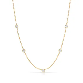 Quintet Diamond Layering Necklace