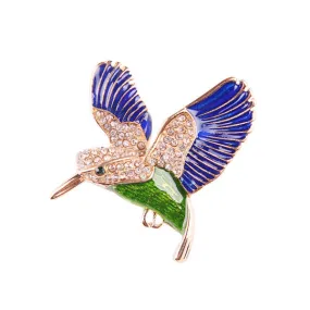 Rhinestone Bird Brooch 水鑽鳥胸針