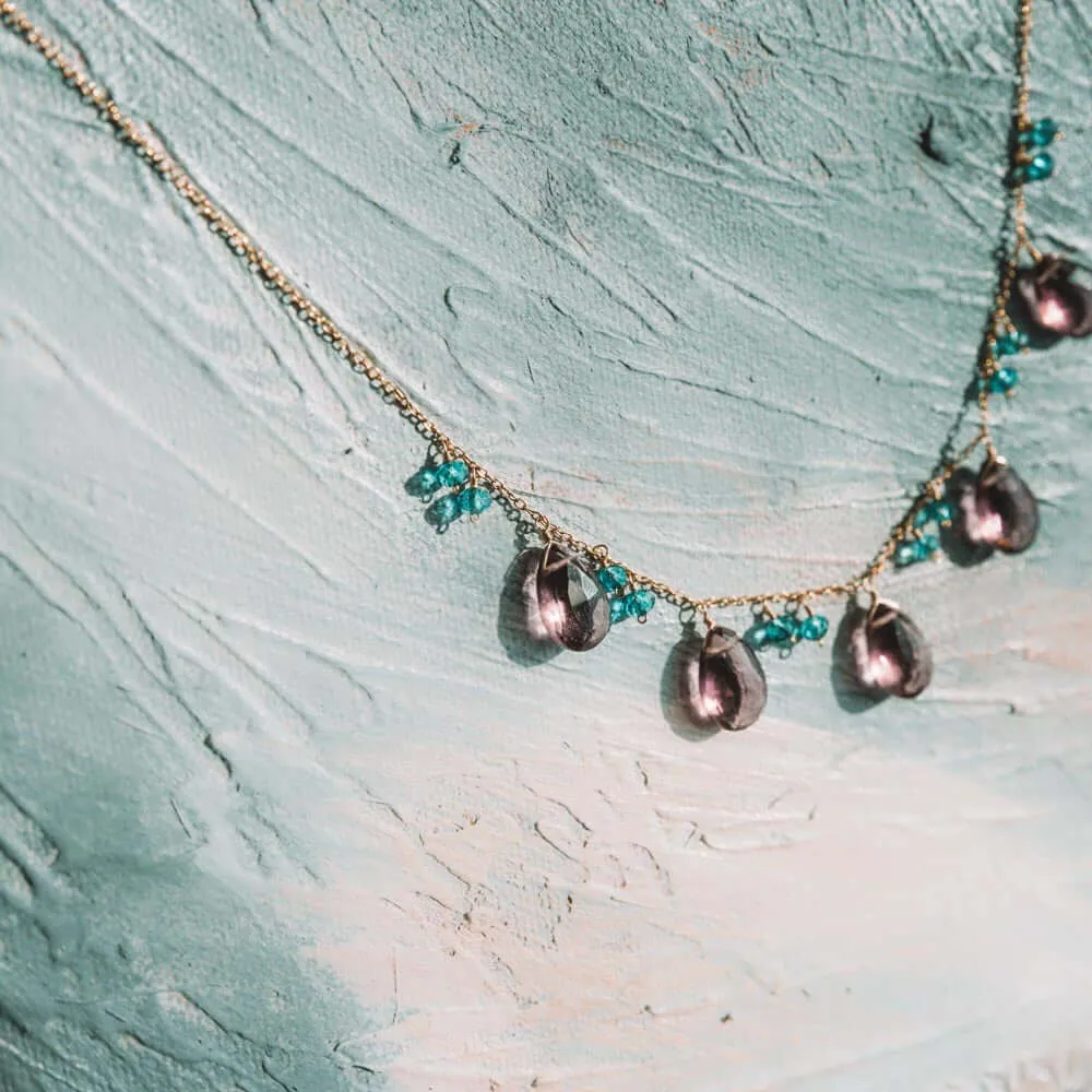 Rhodolite Garnet Sparkler Necklace