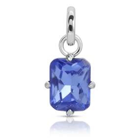 September Sapphire Birthstone Charm - Emerald