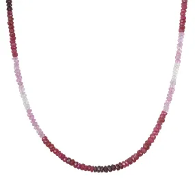 Shades of Passion 14kt Gold Ruby Necklace