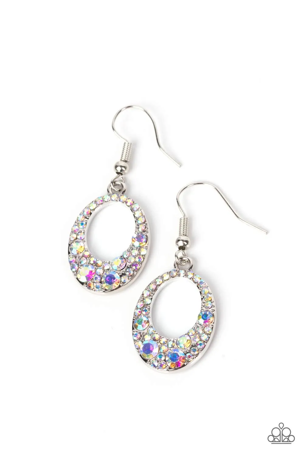 Showroom Sizzle - Multi Colored Earrings - Paparazzi Accessories