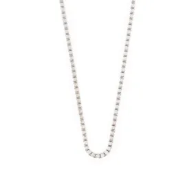 Silver Box Chain Necklace