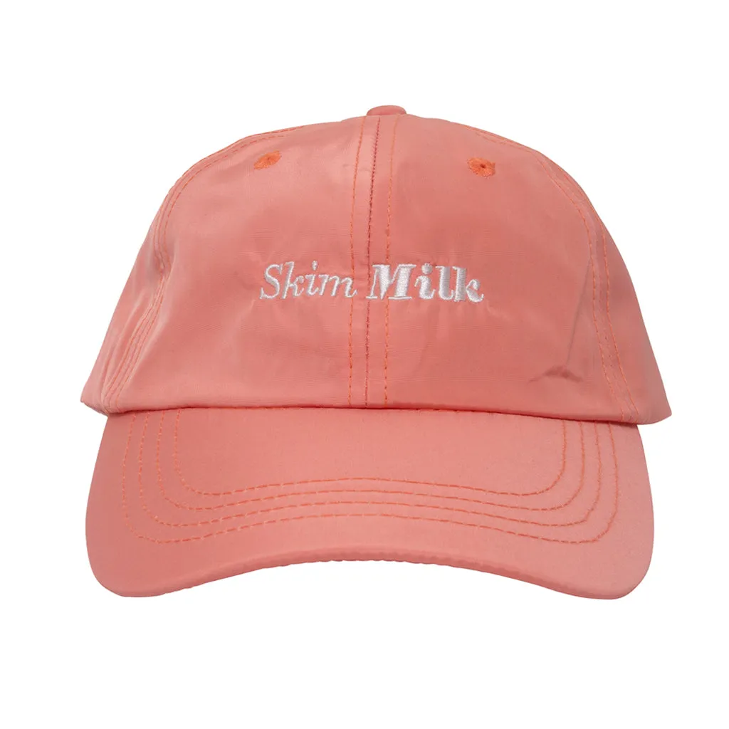 SKIM MILK LOGO NYLON CAP (coral)