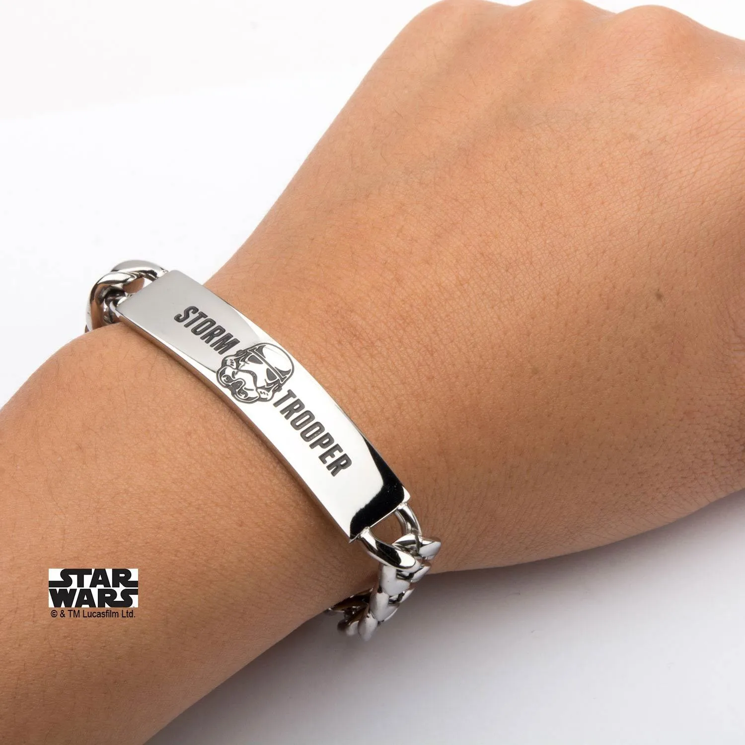 Star Wars Stormtrooper ID Curb Chain Bracelet