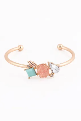 Sweet Tooth Cuff Bracelet (Peach/Mint)