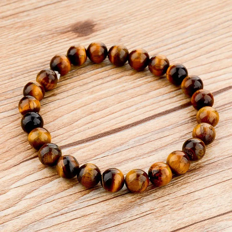 Tiger Eye Love Buddha Bracelets & Bangles Trendy Natural Stone Bracelet For Women Famous Brand Men Jewelry New Pulseras