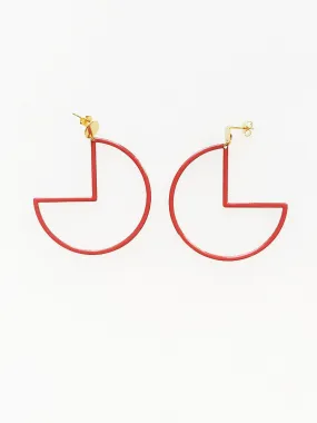 Tiptoe Earrings Coral