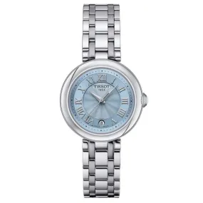 Tissot Bellissima Wristwatch, Blue Mother of Pearl Dial, 26mm (T1260101113300)