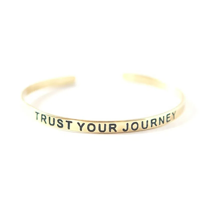 Trust Your Journey Cuff