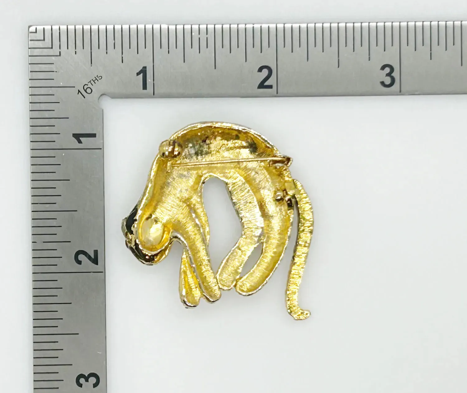 Vintage Panther Brooch with Articulated Tail