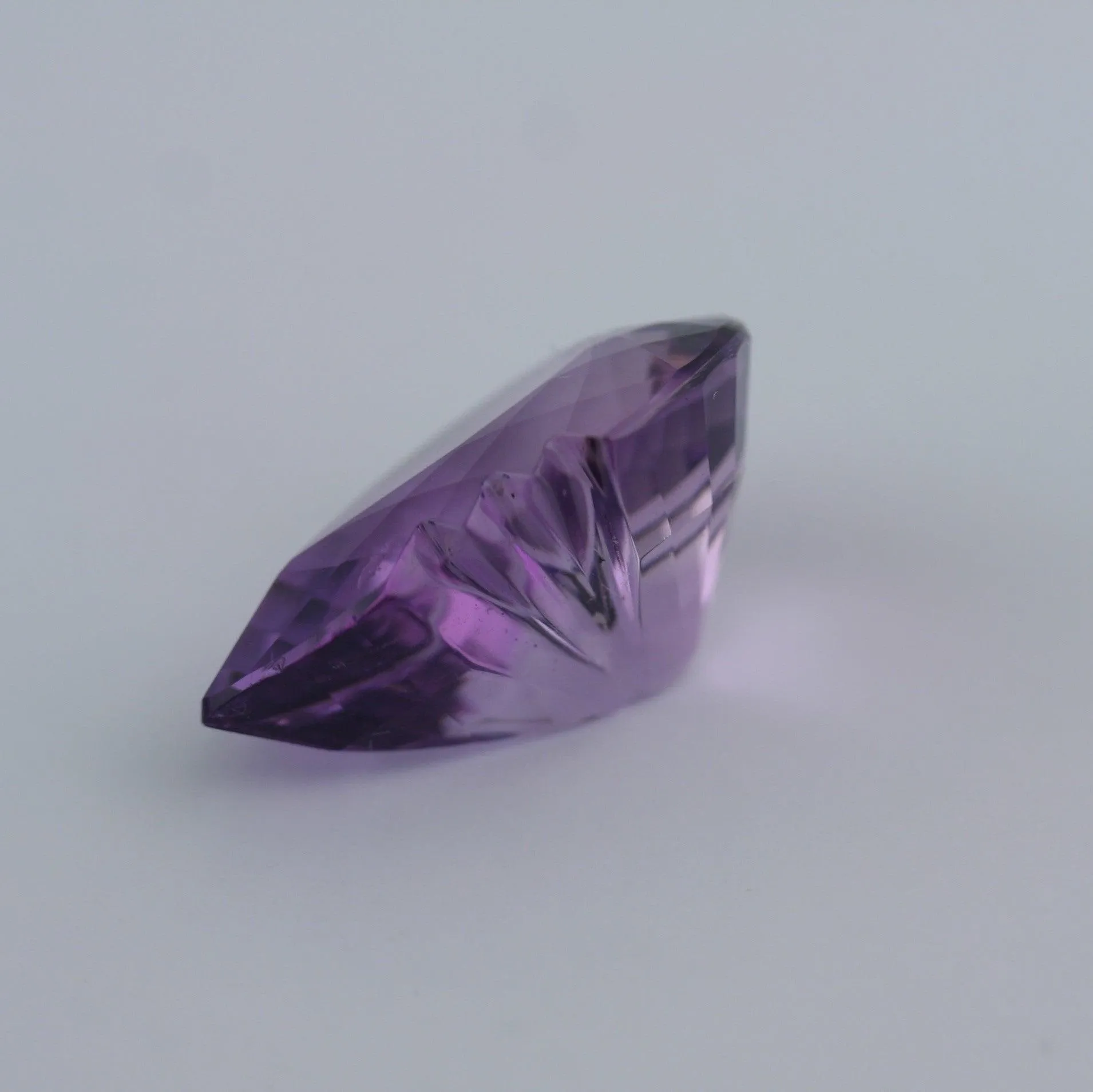 Violet Amethyst loose stone fancy shape