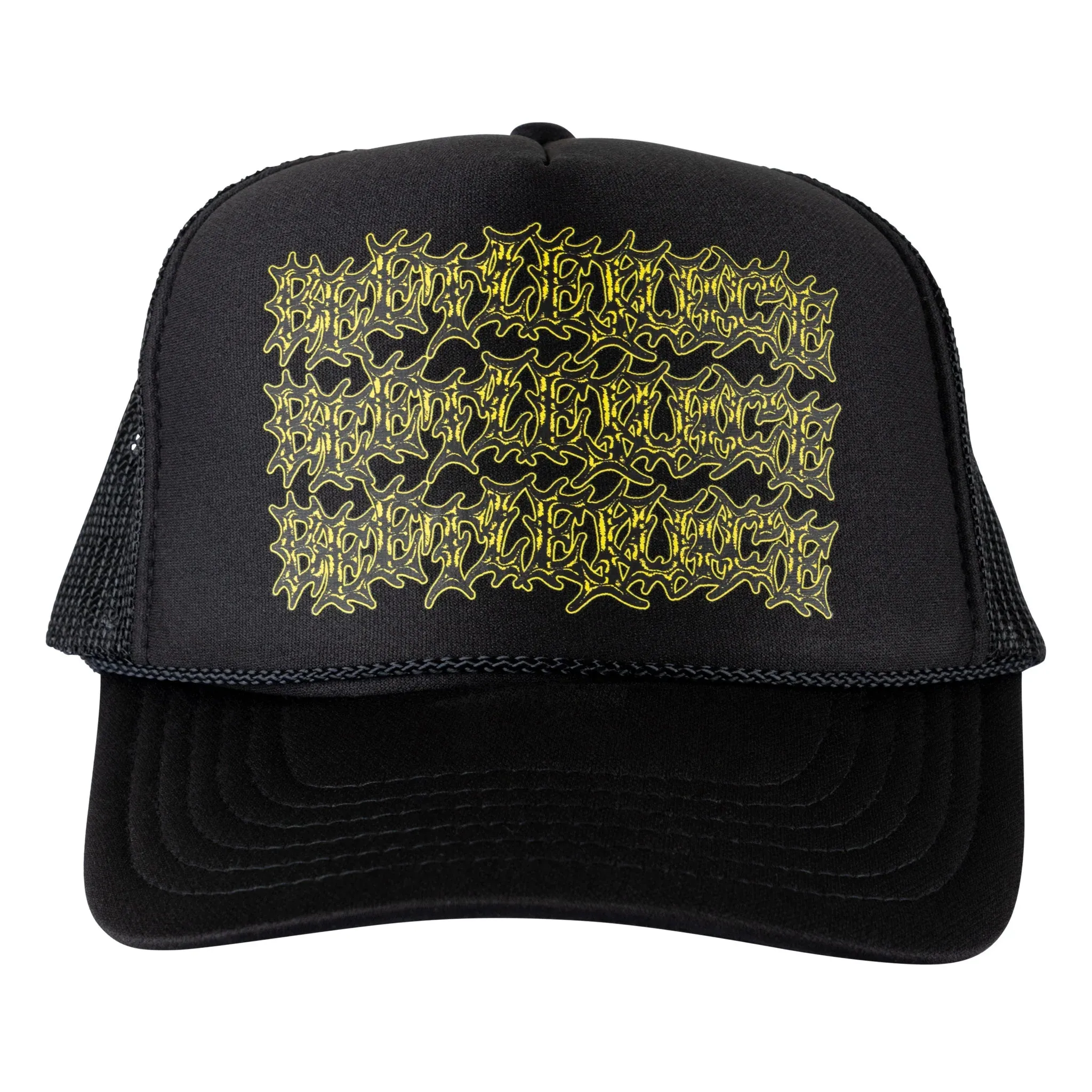 WELCOME x BEETLEJUICE - THREE TIMES TRUCKER HAT BLSCK