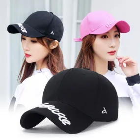 Women men cotton sport Baseball Cap fashion outdoor female male Snapback hat embroidery Adjustable lovers sun cap